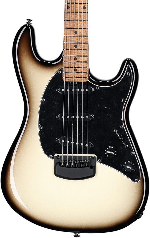 Ernie Ball Music Man Cutlass HT Electric Guitar (with Mono Gig Bag), Brulee, Serial Number H05363, Body Straight Front
