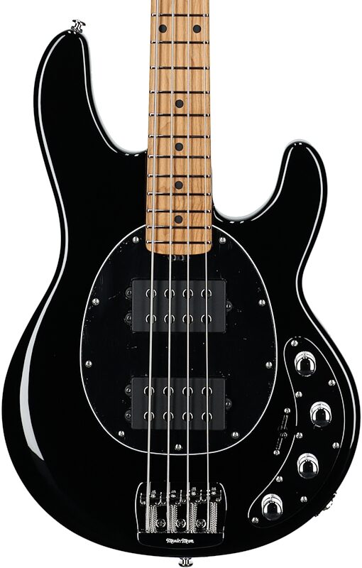 Ernie Ball Music Man StingRay Special HH Electric Bass (with Case), Black, Serial Number K02694, Body Straight Front