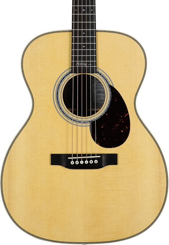 Martin OM-JM John Mayer Special Edition Acoustic-Electric Guitar (with Case), New, Serial Number M2824025, Body Straight Front