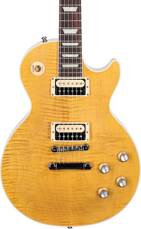 Gibson Slash Les Paul Standard Electric Guitar (with Case), Appetite Amber, Serial Number 207140085, Body Straight Front