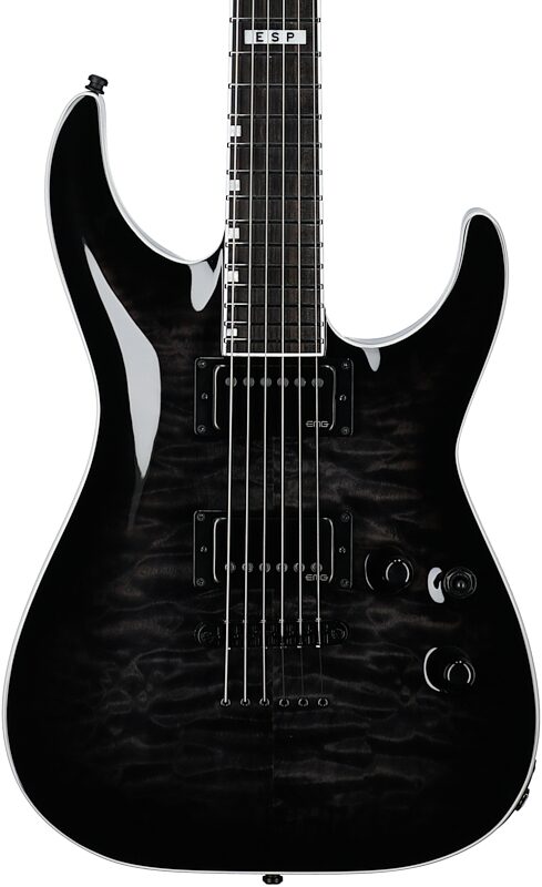 ESP EII Horizon NTII Electric Guitar (with Case), See Thru Black Sunburst, Serial Number ES9293233, Body Straight Front