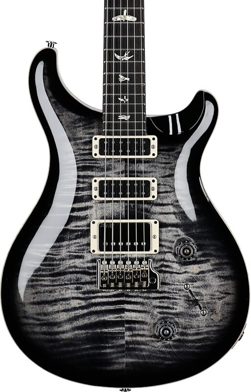 PRS Paul Reed Smith Studio Electric Guitar (with Case), Charcoal Burst, Serial Number 0379906, Body Straight Front