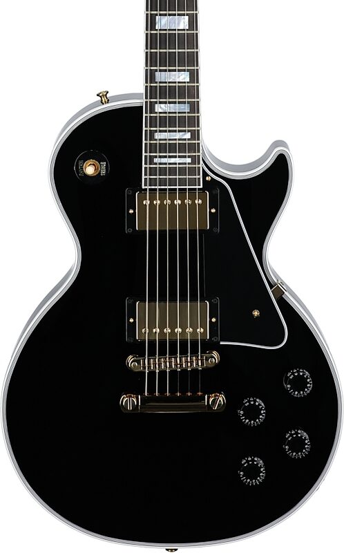 Gibson Les Paul Custom Electric Guitar (with Case), Ebony, Serial Number CS401360, Body Straight Front
