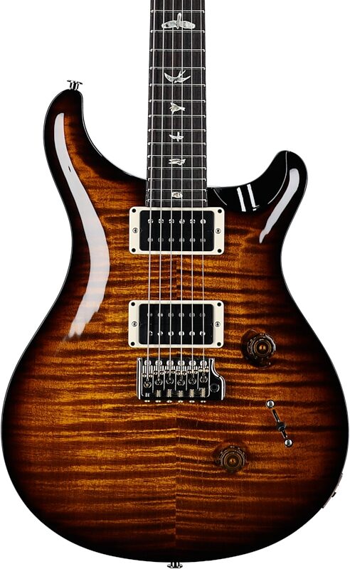 PRS Paul Reed Smith Custom 24 Gen III Electric Guitar (with Case), Black Gold Burst, Serial Number 0382219, Body Straight Front