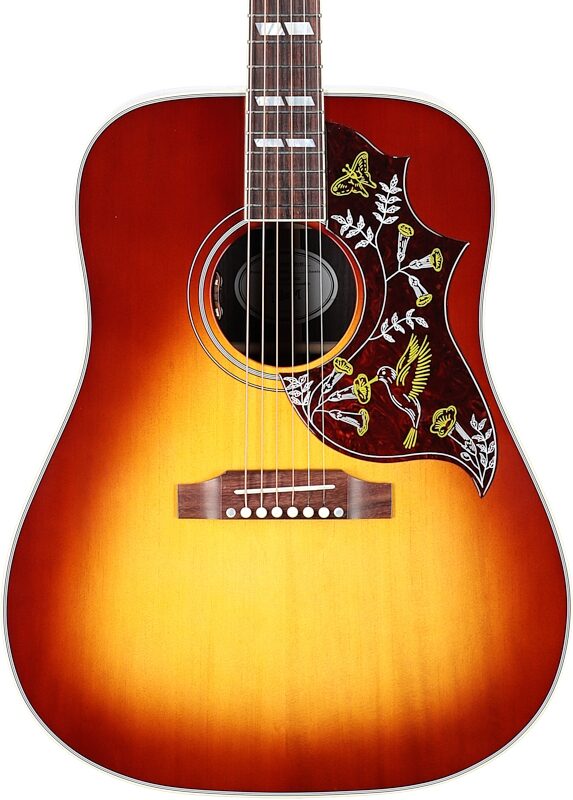 Gibson Hummingbird Standard Rosewood Acoustic-Electric Guitar (with Case), Rosewood Burst, Serial Number 20954047, Body Straight Front