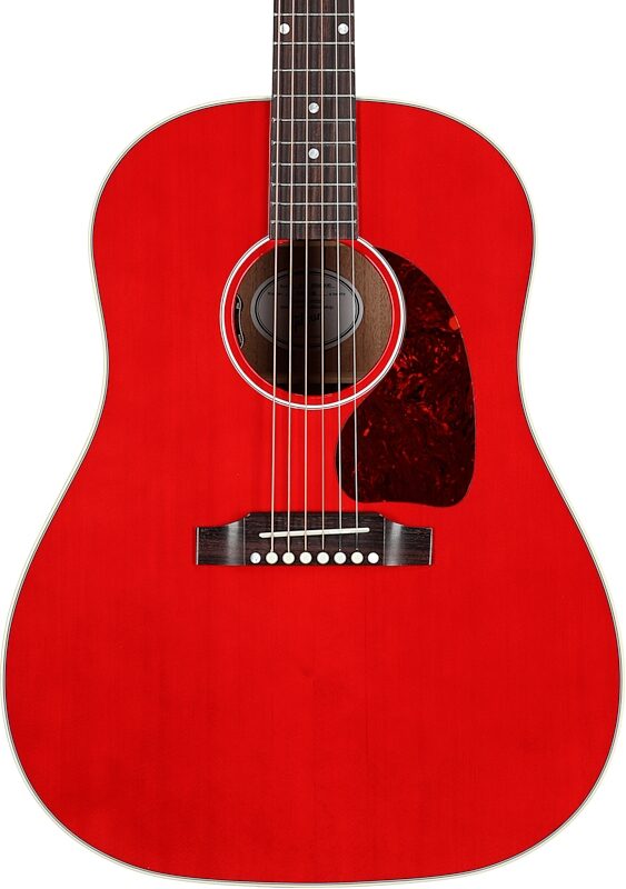 Gibson J-45 Standard Acoustic-Electric Guitar (with Case), Cherry, Serial Number 21004196, Body Straight Front