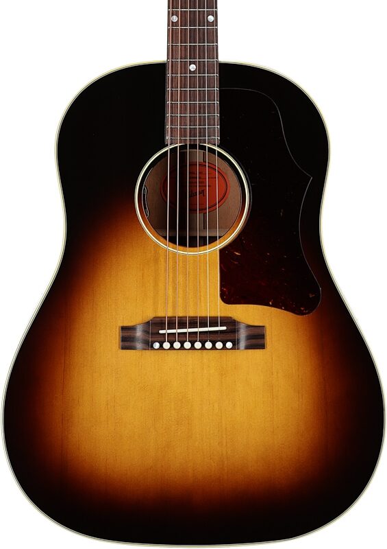 Gibson '50s J-45 Original Acoustic-Electric Guitar (with Case), Vintage Sunburst, Serial Number 20884091, Body Straight Front