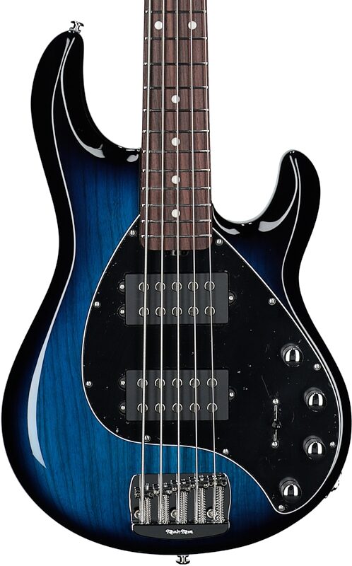Ernie Ball Music Man StingRay 5 Special HH Electric Bass (with Case), Pacific Blue, Serial Number K02770, Body Straight Front