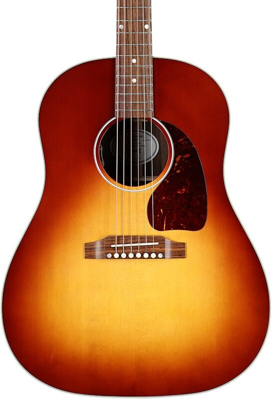 Gibson J-45 Standard Rosewood Acoustic-Electric Guitar (with Case), Rosewood Burst, Serial Number 21024146, Body Straight Front