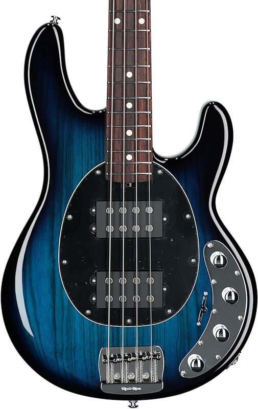 Ernie Ball Music Man StingRay Special HH Electric Bass (with Case), Pacific Blue, Serial Number K03572, Body Straight Front