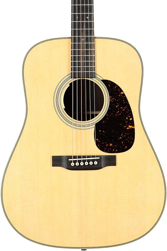 Martin HD-28EZ Acoustic-Electric Guitar with LR Baggs Anthem (with Case), Natural, Serial Number M2850589, Body Straight Front