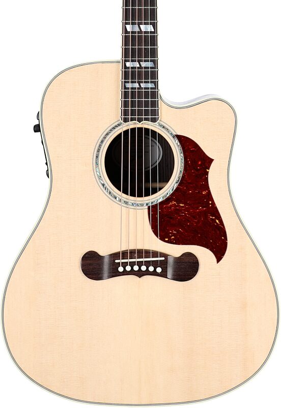 Gibson Songwriter Cutaway Acoustic-Electric Guitar (with Case), Antique Natural, Serial Number 21064130, Body Straight Front