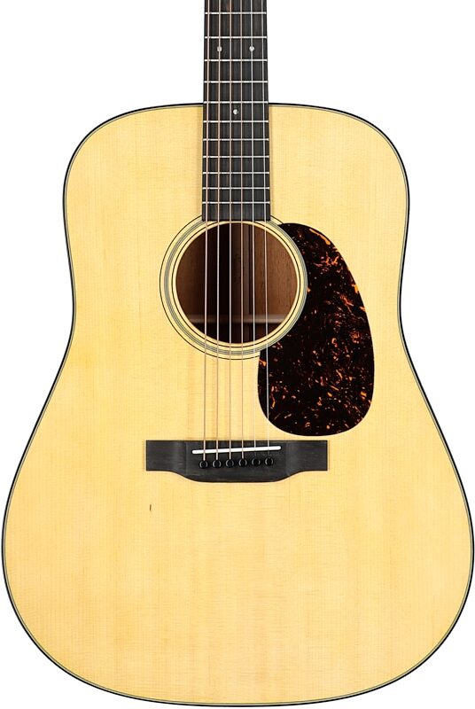 Martin D-18 Dreadnought Acoustic Guitar (with Case), Natural, Serial Number M2843871, Body Straight Front