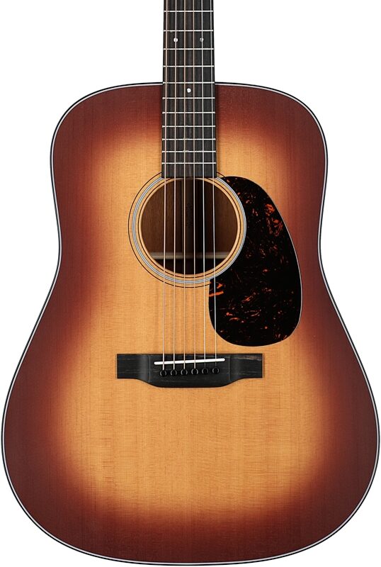 Martin D-18 Satin Acoustic Guitar (with Case), Amberburst, Serial Number M2854843, Body Straight Front