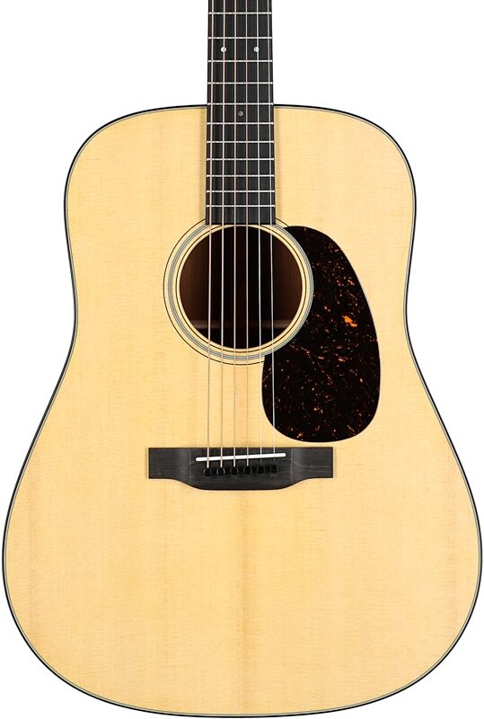 Martin D-18 Satin Acoustic Guitar (with Case), Natural, Serial Number M2852745, Body Straight Front
