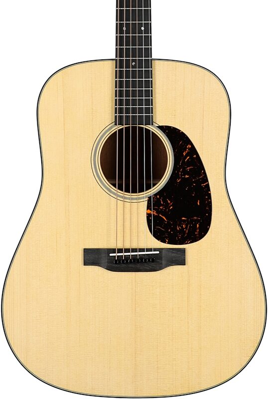 Martin D-18 Dreadnought Acoustic Guitar (with Case), Natural, Serial Number M2844030, Body Straight Front