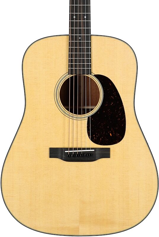 Martin D-18 Dreadnought Acoustic Guitar (with Case), Natural, Serial Number M2848608, Body Straight Front