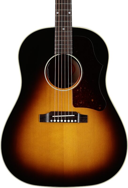 Gibson '50s J-45 Original Acoustic-Electric Guitar (with Case), Vintage Sunburst, Serial Number 21104080, Body Straight Front