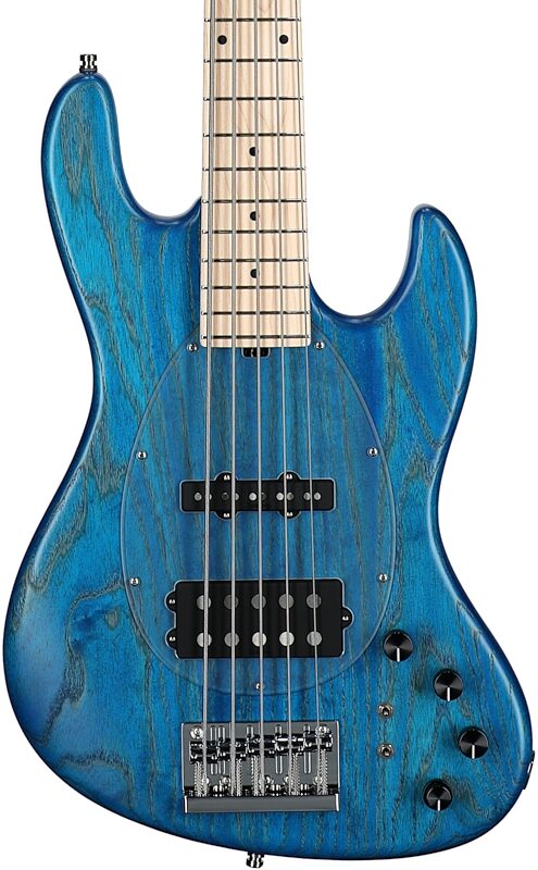 Sadowsky MetroLine 21-Fret Vintage M/J Bass, 5-String (with Gig Bag), Ocean Blue, Serial Number SML C 004007-24, Body Straight Front