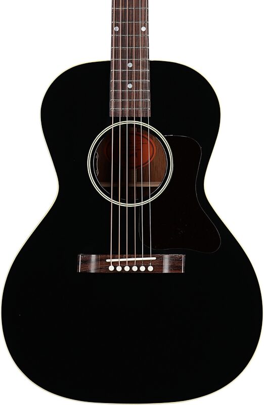 Gibson L-00 Original Acoustic-Electric Guitar (with Case), Ebony, Serial Number 21244044, Body Straight Front