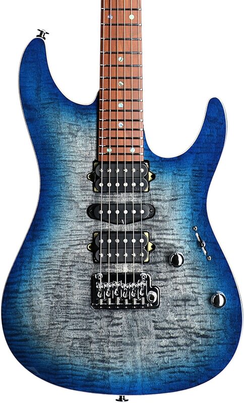 Ibanez AZ2407F Prestige Electric Guitar (with Case), SDE, Serial Number 210001F2403737, Body Straight Front