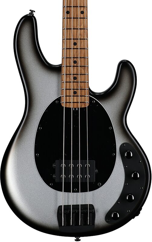 Ernie Ball Music Man StingRay Special Electric Bass (with Mono Case), Black Rock, Serial Number K04127, Body Straight Front