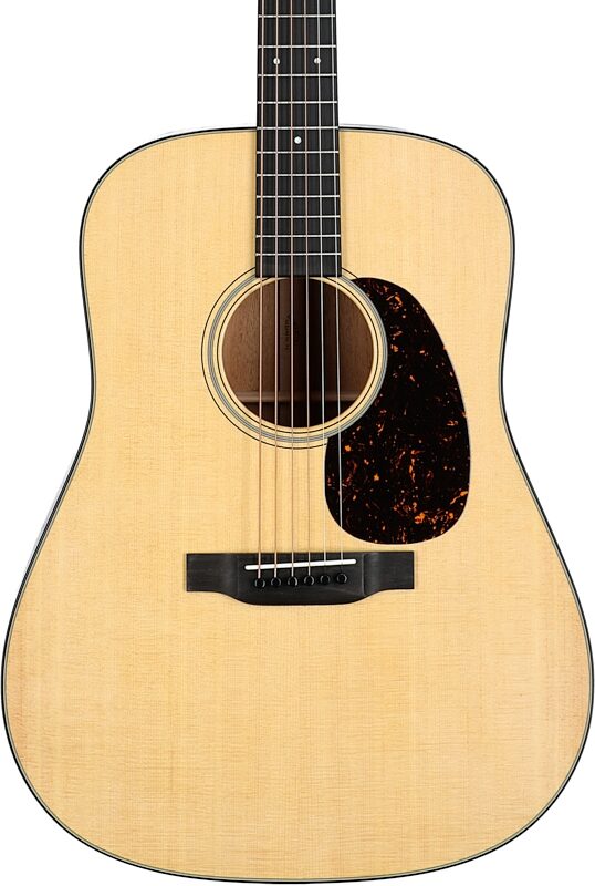 Martin D-18 Dreadnought Acoustic Guitar (with Case), Natural, Serial Number M2856855, Body Straight Front