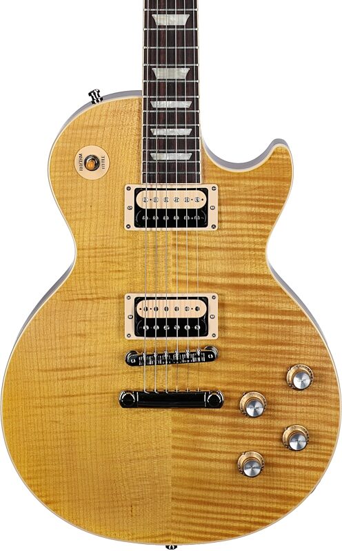 Gibson Slash Les Paul Standard Electric Guitar (with Case), Appetite Amber, Serial Number 212940091, Body Straight Front