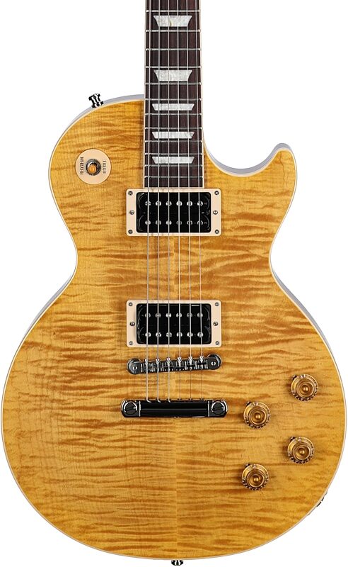 Gibson Slash Les Paul Standard Electric Guitar (with Case), Appetite Amber, Serial Number 212940162, Body Straight Front