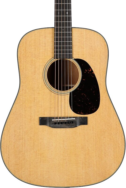 Martin D-18 Dreadnought Acoustic Guitar (with Case), Natural, Serial Number M2855299, Body Straight Front