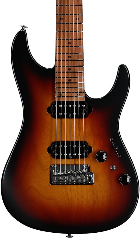 Ibanez Prestige AZ24027 Electric Guitar (with Case), Tri Fade Burst, Serial Number 210002F2413677, Body Straight Front
