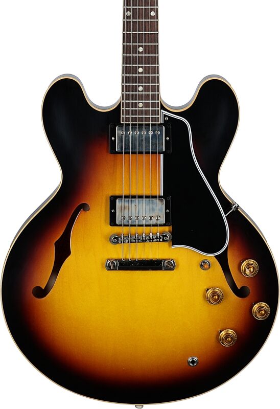 Gibson Custom 1959 ES-335 Reissue VOS Electric Guitar (with Case), Vintage Burst, Serial Number A940332, Body Straight Front
