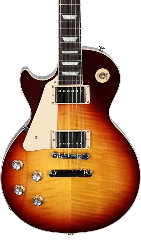 Gibson Les Paul Standard '60s Electric Guitar, Left-Handed (with Case), Bourbon Burst, Serial Number 212240362, Body Straight Front