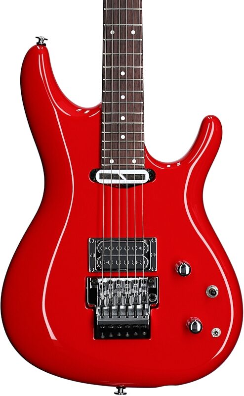 Ibanez Joe Satriani JS2480 Electric Guitar (with Case), Muscle Car Red, Serial Number 210002F2418967, Body Straight Front