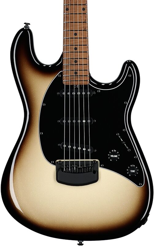 Ernie Ball Music Man Cutlass HT Electric Guitar (with Mono Gig Bag), Brulee, Serial Number H05308, Body Straight Front