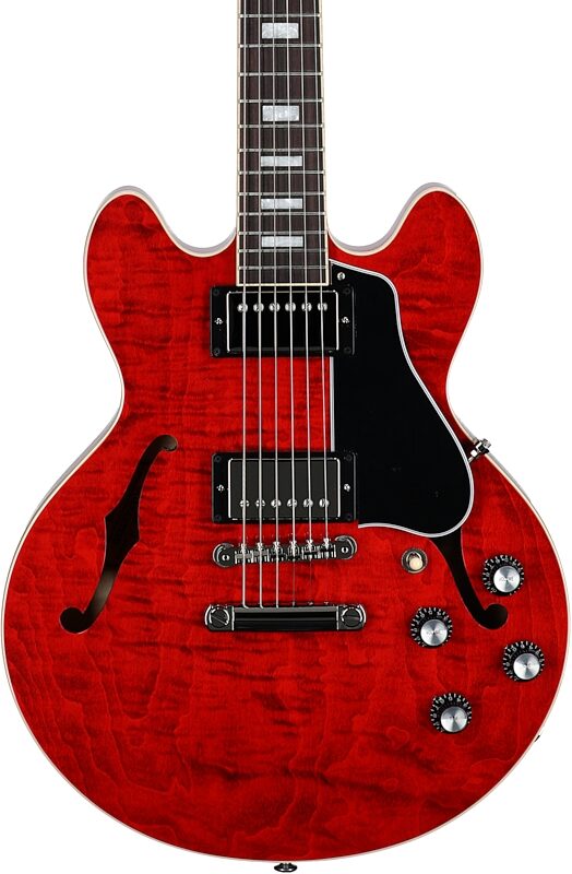 Gibson ES-339 Figured Electric Guitar (with Case), &#039;60s Cherry, Serial Number 215740039, Body Straight Front