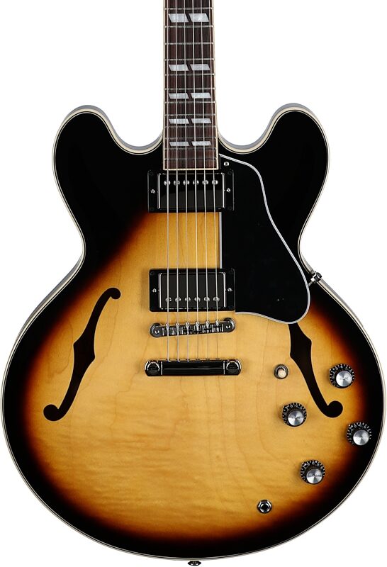 Gibson ES-345 Electric Guitar (with Case), Vintage Burst, Serial Number 212040264, Body Straight Front