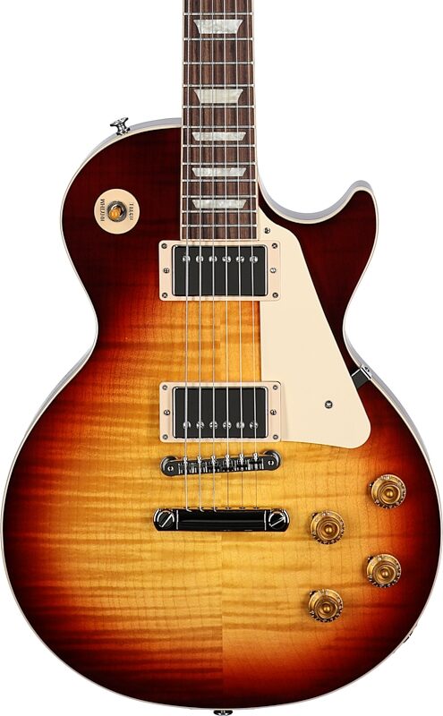 Gibson Les Paul Standard '50s AAA Top Electric Guitar (with Case), Bourbon Burst, Serial Number 211440243, Body Straight Front
