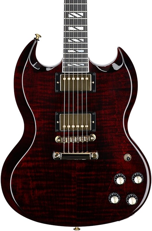 Gibson SG Supreme Electric Guitar (with Case), Wine Red, Serial Number 215040020, Body Straight Front
