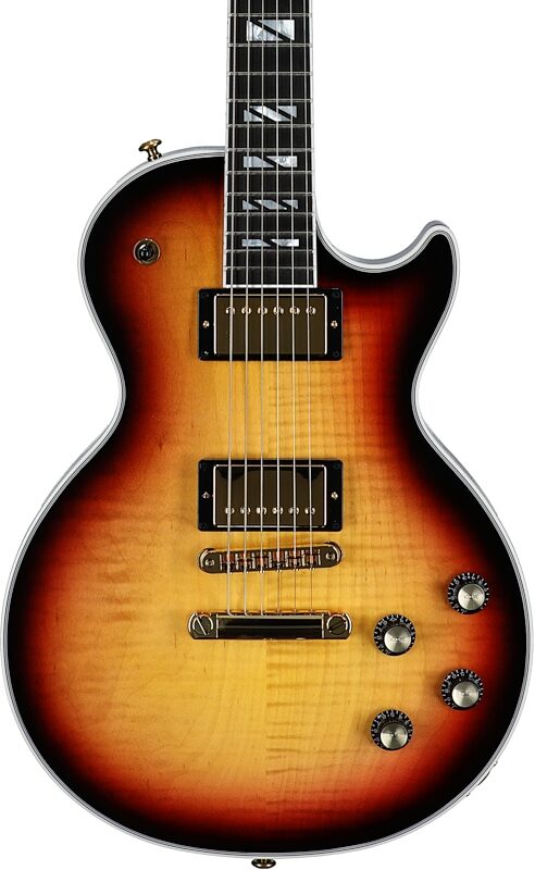 Gibson Les Paul Supreme AAA Figured Electric Guitar (with Case), Fireburst, Serial Number 215940258, Body Straight Front