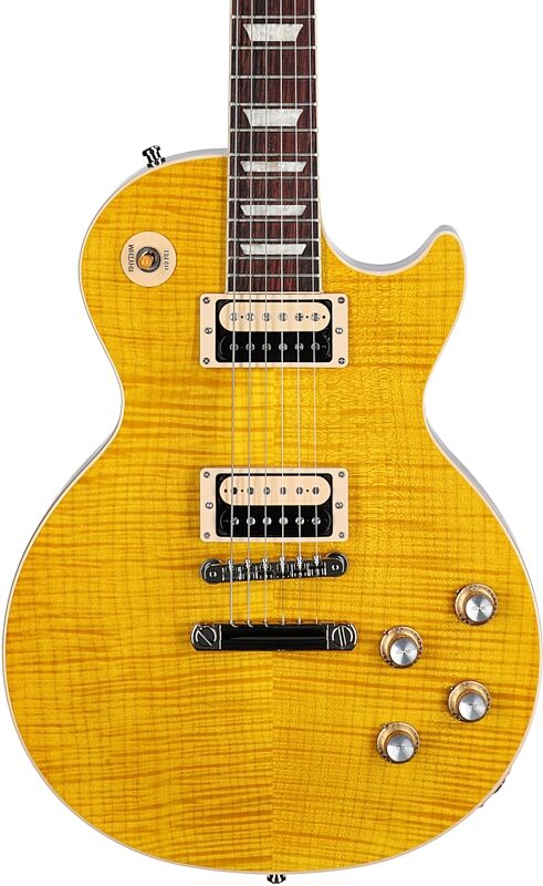 Gibson Slash Les Paul Standard Electric Guitar (with Case), Appetite Amber, Serial Number 215240300, Body Straight Front