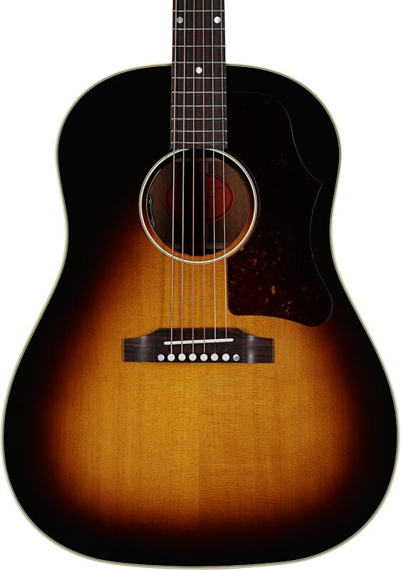 Gibson '50s J-45 Original Acoustic-Electric Guitar (with Case), Vintage Sunburst, Serial Number 21214026, Body Straight Front