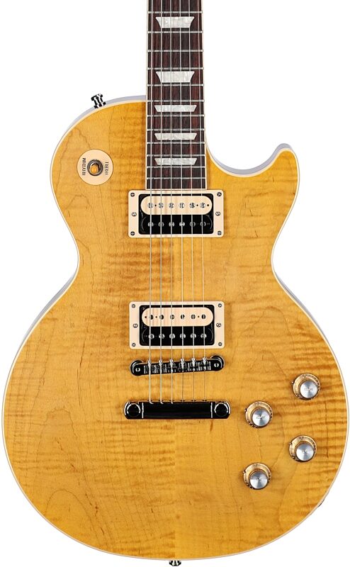 Gibson Slash Les Paul Standard Electric Guitar (with Case), Appetite Amber, Serial Number 215040319, Body Straight Front