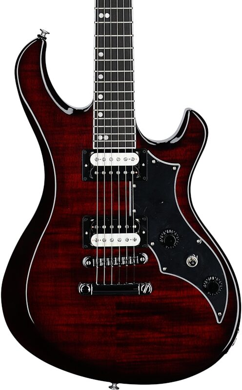 Gibson Victory Figured Top Electric Guitar (with Case), Wine Red, Serial Number 218040068, Body Straight Front