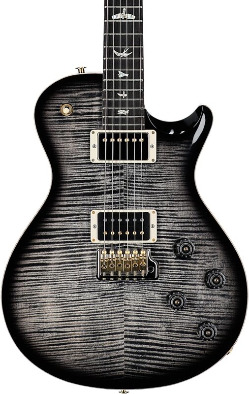 PRS Paul Reed Smith Mark Tremonti 10-Top Electric Guitar with Tremolo (with Case), Charcoal Contour Burst, Serial Number 0386054, Body Straight Front