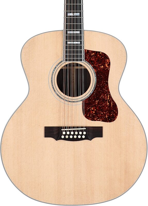 Guild F-512 12-String Acoustic Guitar (with Case), Natural, Serial Number C240729, Body Straight Front