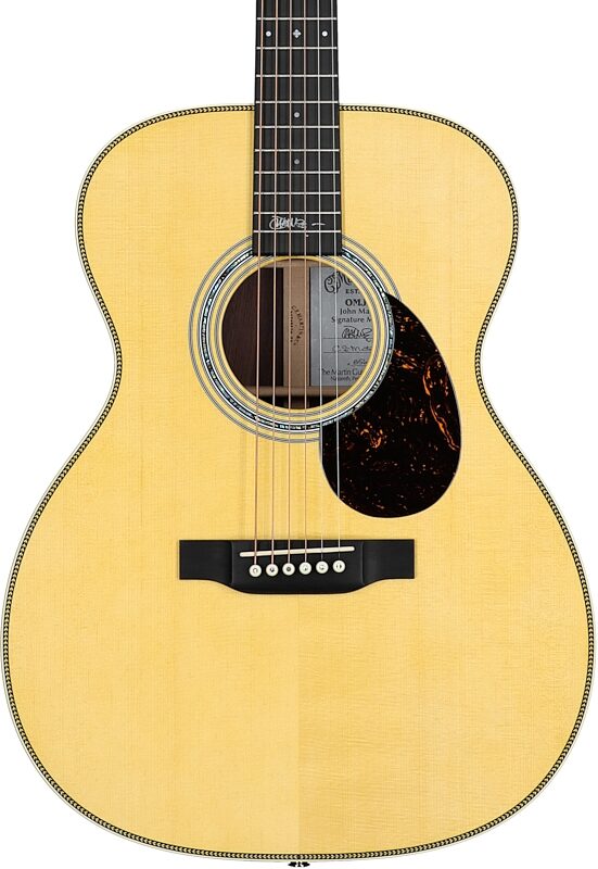 Martin OM-JM John Mayer Special Edition Acoustic-Electric Guitar (with Case), New, Serial Number M2873535, Body Straight Front