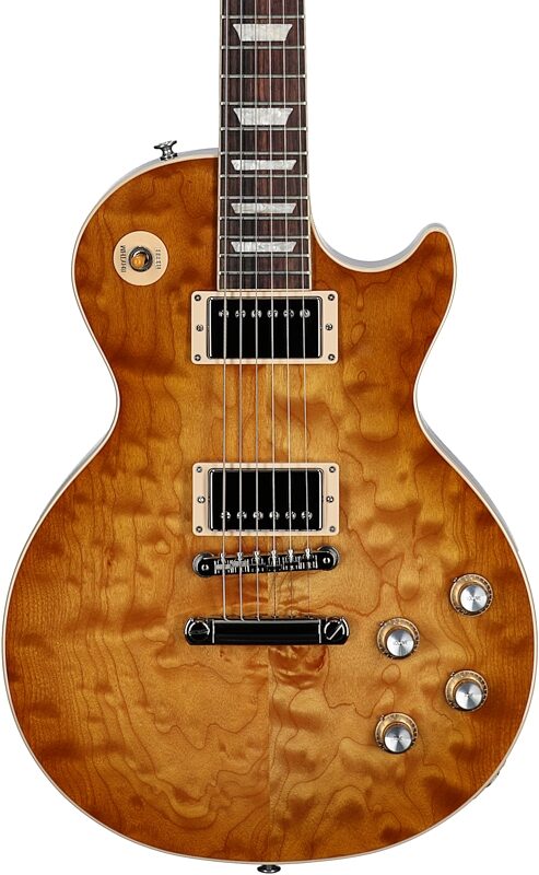 Gibson Exclusive Les Paul Standard 60s AAA Electric Guitar, Quilted Honeyburst, Serial Number 219940139, Body Straight Front