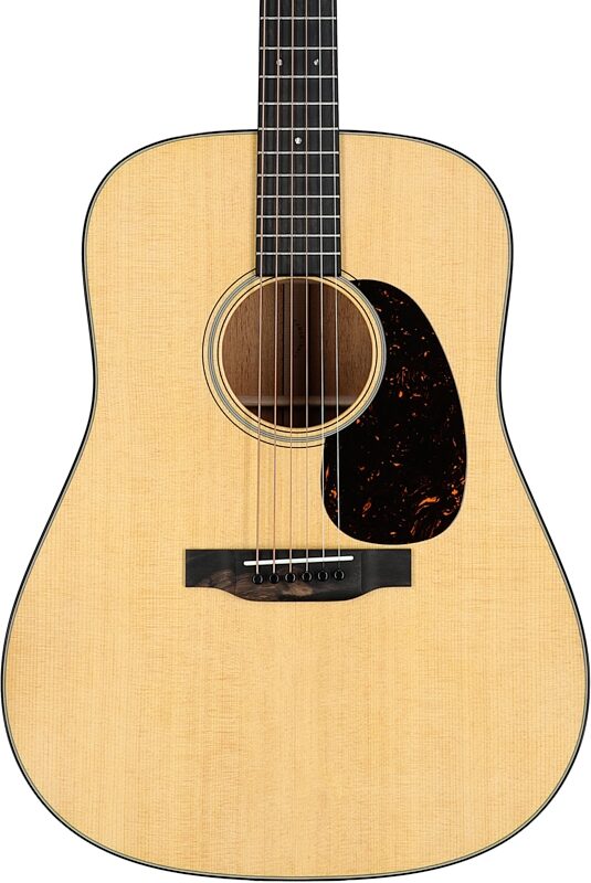 Martin D-18 Dreadnought Acoustic Guitar (with Case), Natural, Serial Number M2876218, Body Straight Front