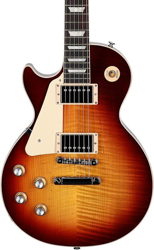 Gibson Les Paul Standard '60s Electric Guitar, Left-Handed (with Case), Bourbon Burst, Serial Number 221240270, Body Straight Front